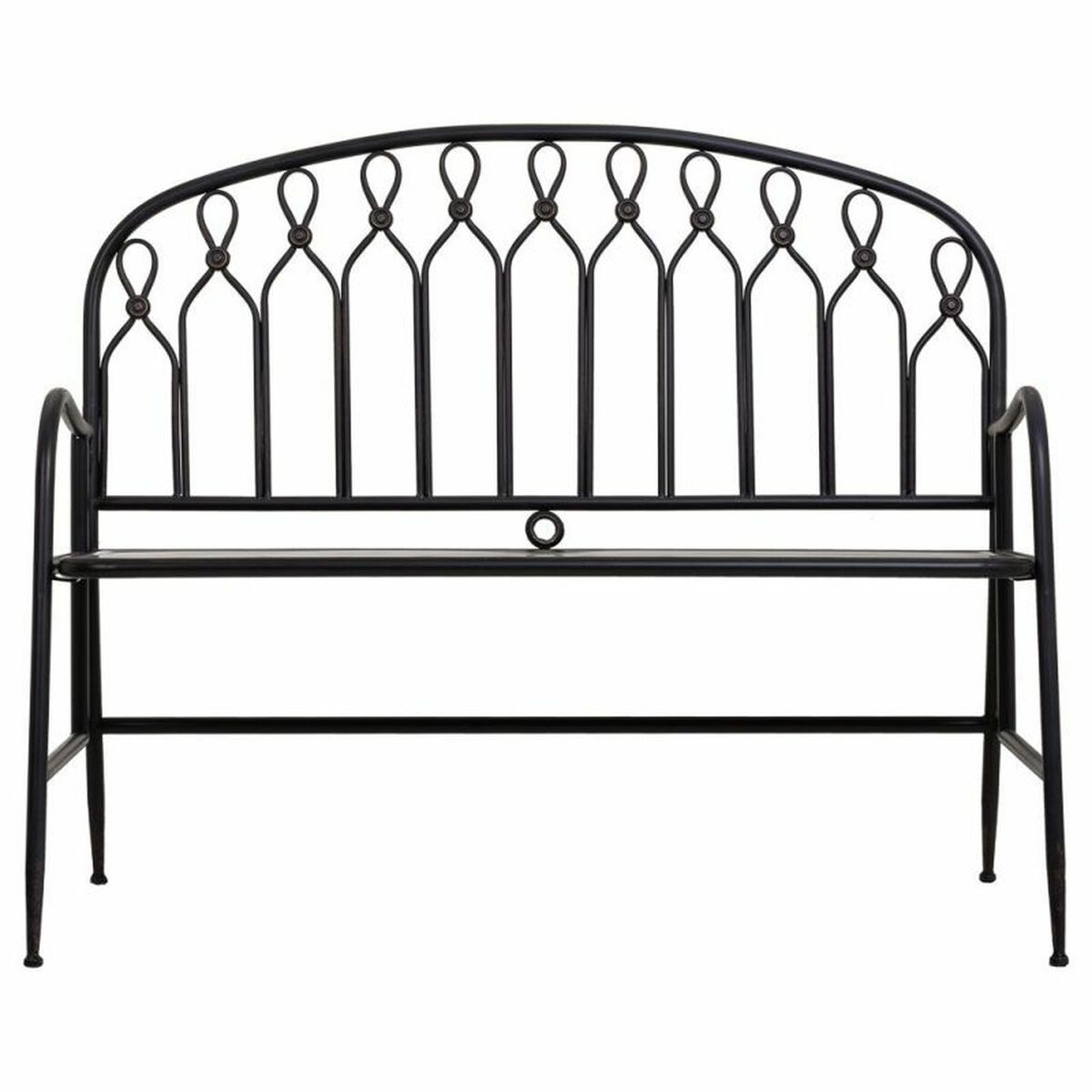 Bänk Alexandra House Living Svart Metall 56 x 98 x 118 cm - 8