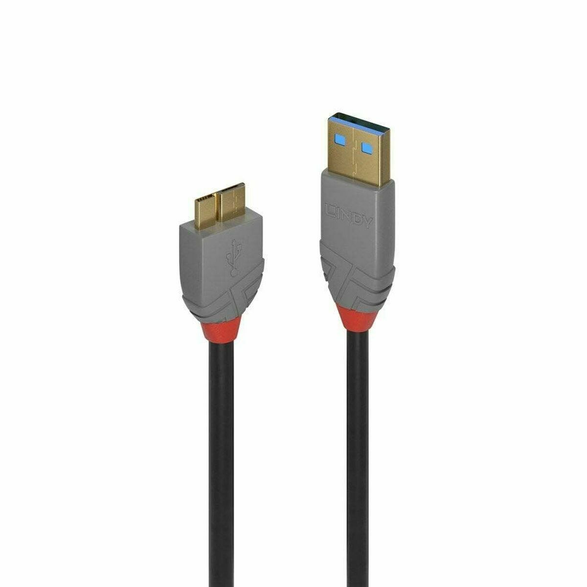 USB-kabel till mikro-USB LINDY 36766 Svart 1 m - 2