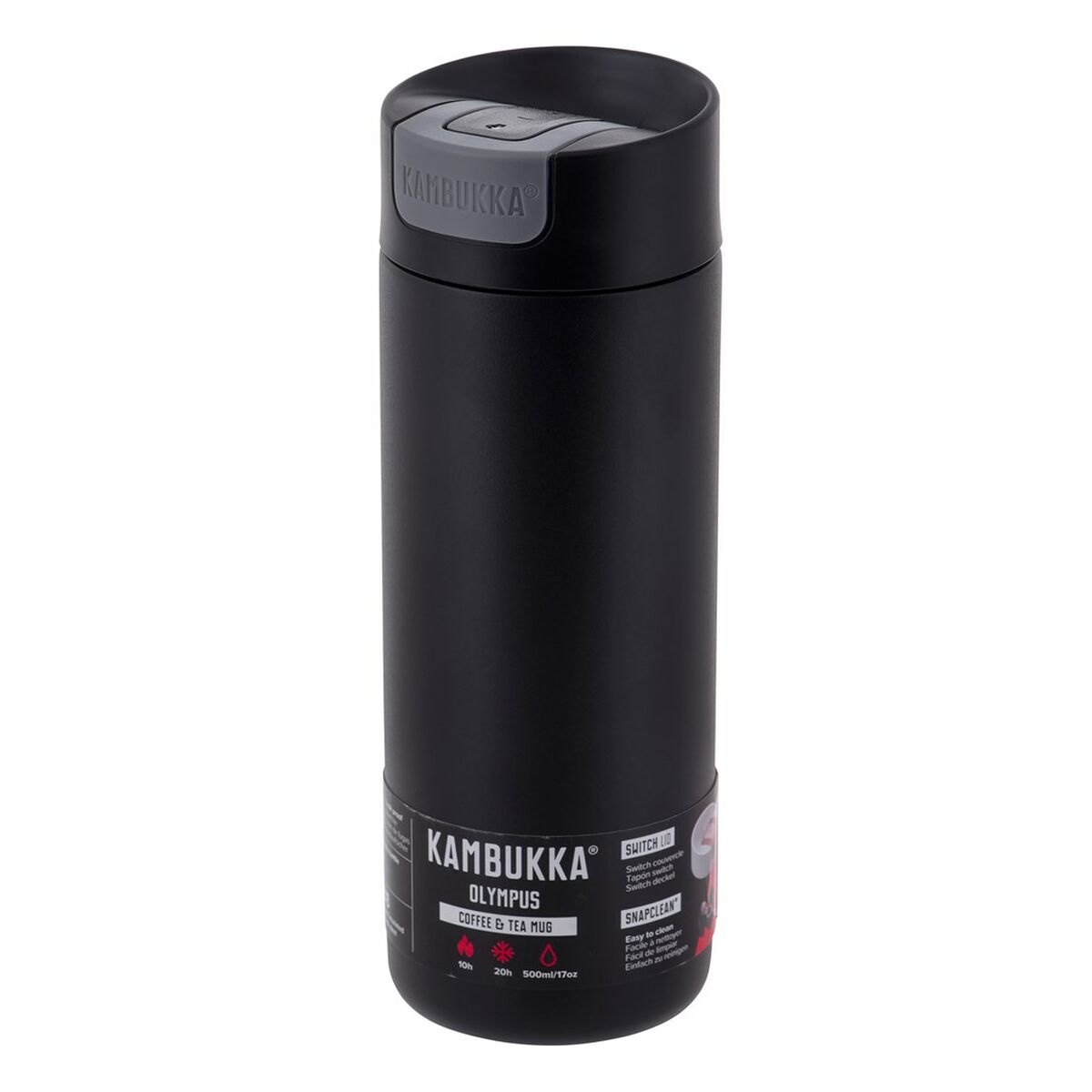 Termos Kambukka Olympus Svart Rostfritt stål 500 ml - 6