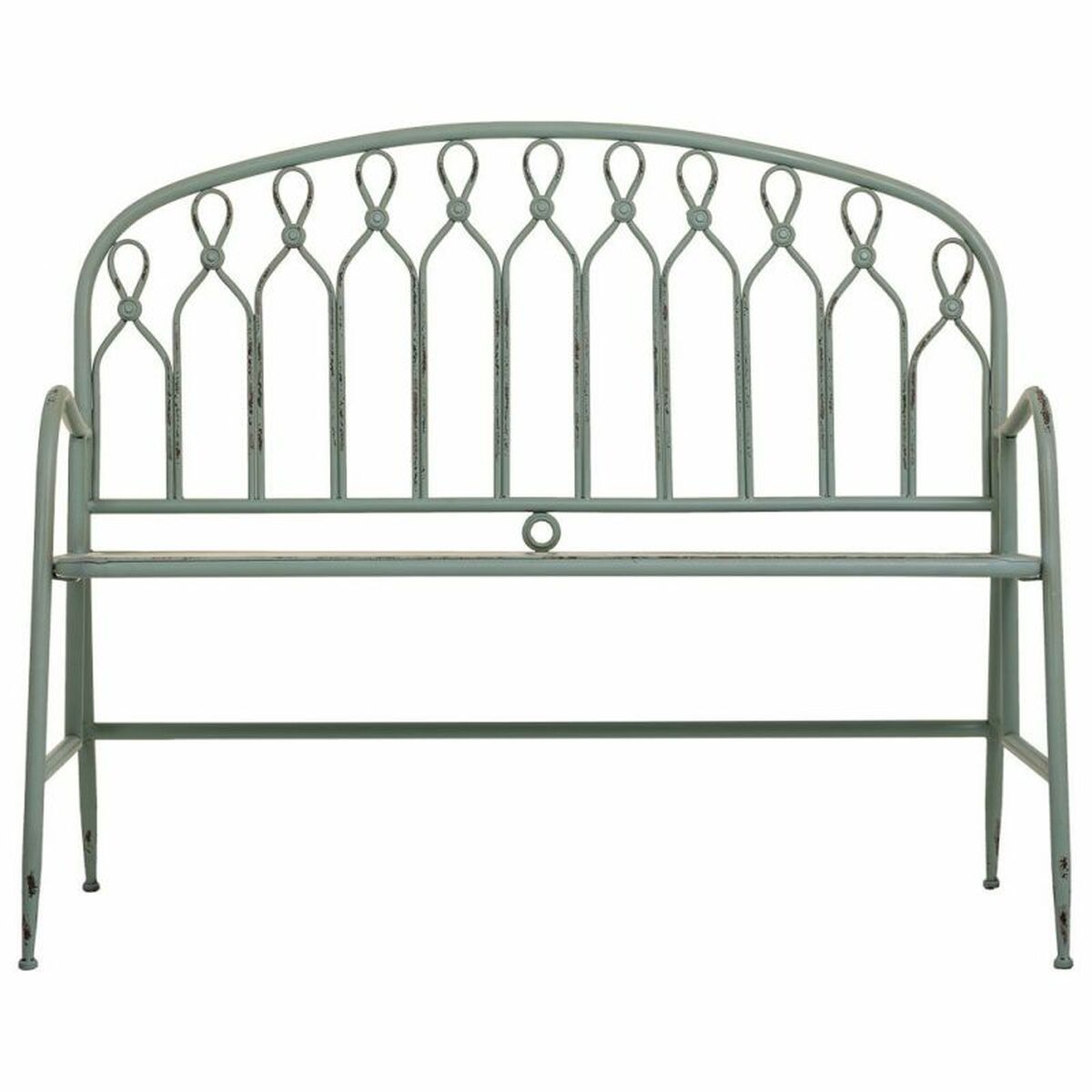Bänk Alexandra House Living Grön Metall 56 x 98 x 118 cm - 4