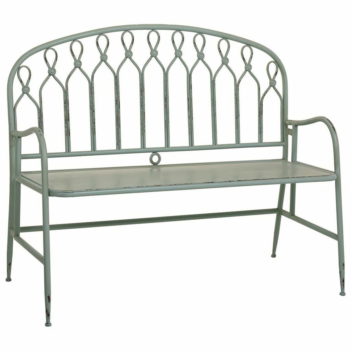 Bänk Alexandra House Living Grön Metall 56 x 98 x 118 cm