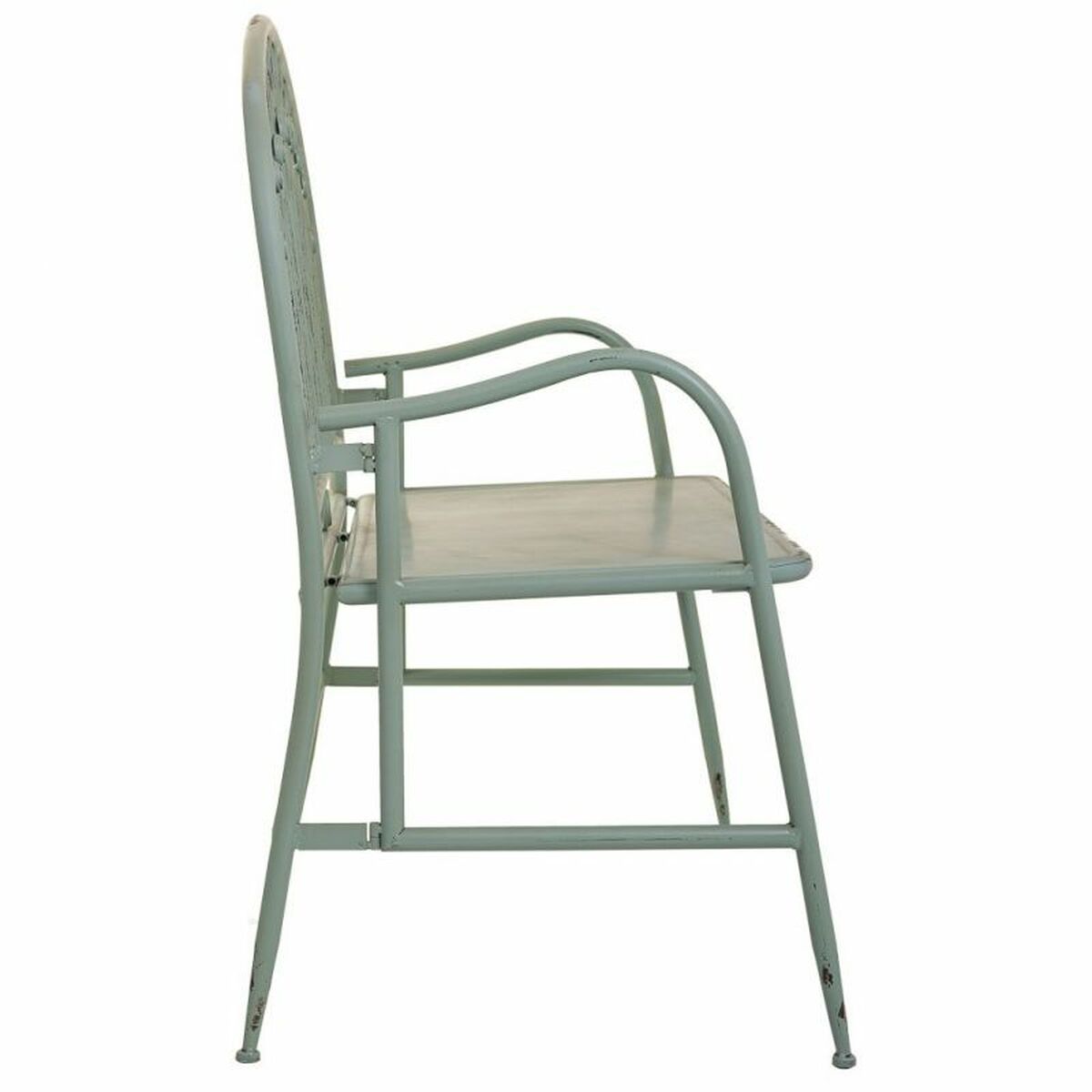 Bänk Alexandra House Living Grön Metall 56 x 98 x 118 cm - 2