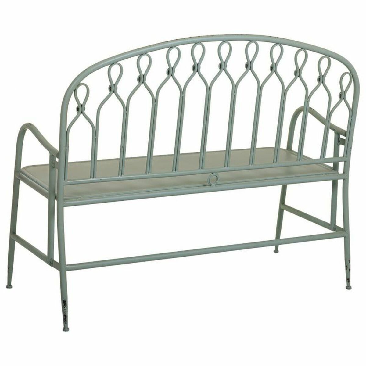 Bänk Alexandra House Living Grön Metall 56 x 98 x 118 cm - 5