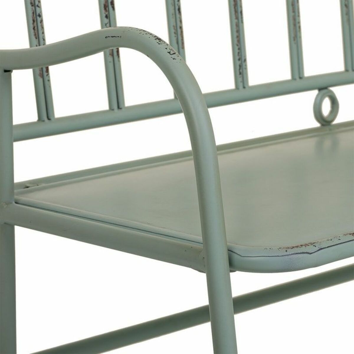 Bänk Alexandra House Living Grön Metall 56 x 98 x 118 cm - 7