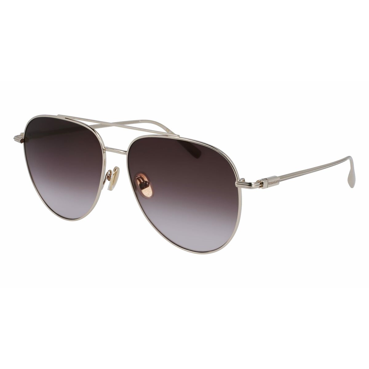 Herrsolglasögon Salvatore Ferragamo SF308S6115703 Gyllene Ø 61 mm