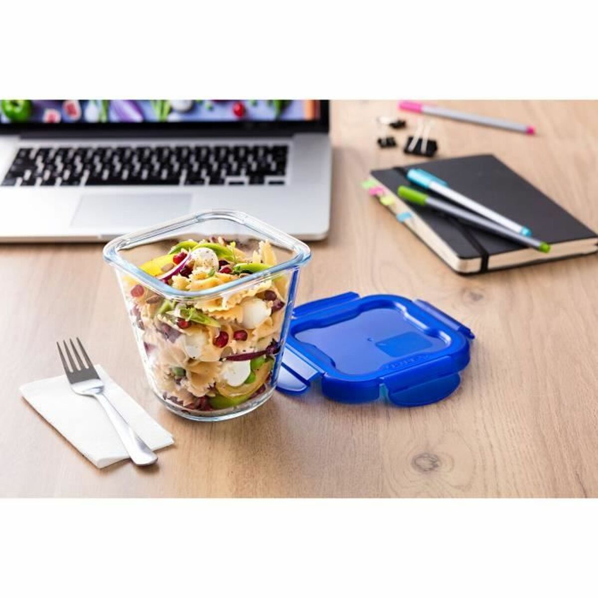 Lunchlådor, set Pyrex Transparent 3 Delar - 3
