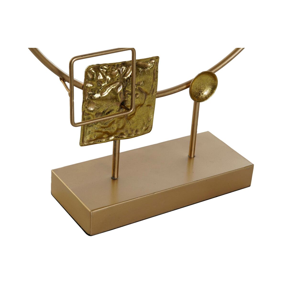 Prydnadsfigur DKD Home Decor Blå Gyllene Fågel 51 x 9 x 51 cm - 2
