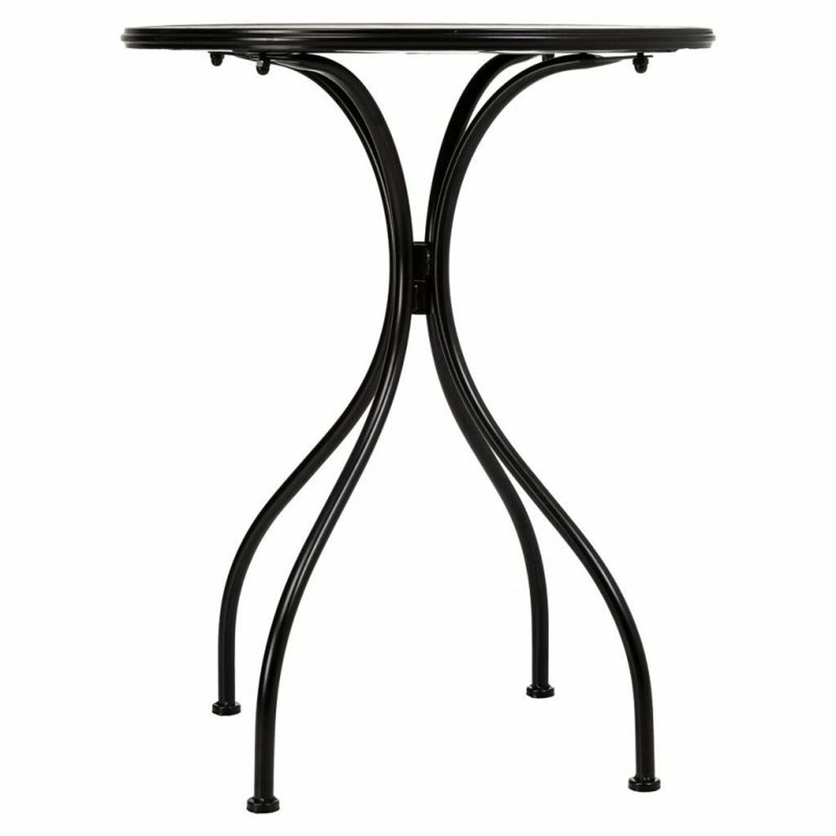 Bordsgrupp med 2 stolar Alexandra House Living Svart 60 x 75 x 60 cm - 5