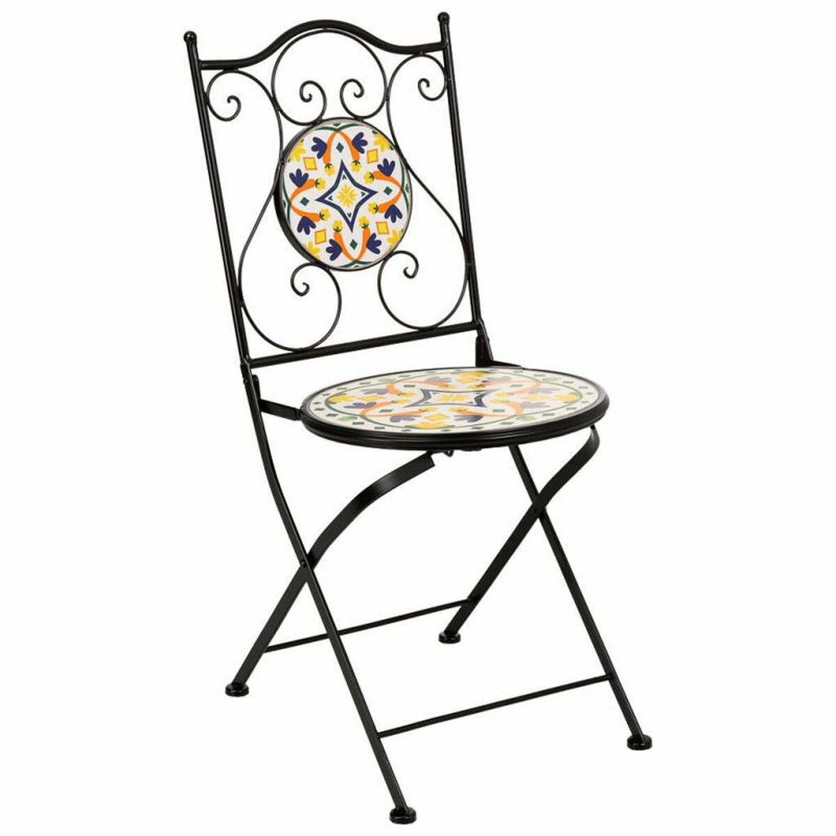 Bordsgrupp med 2 stolar Alexandra House Living Svart 60 x 75 x 60 cm - 6