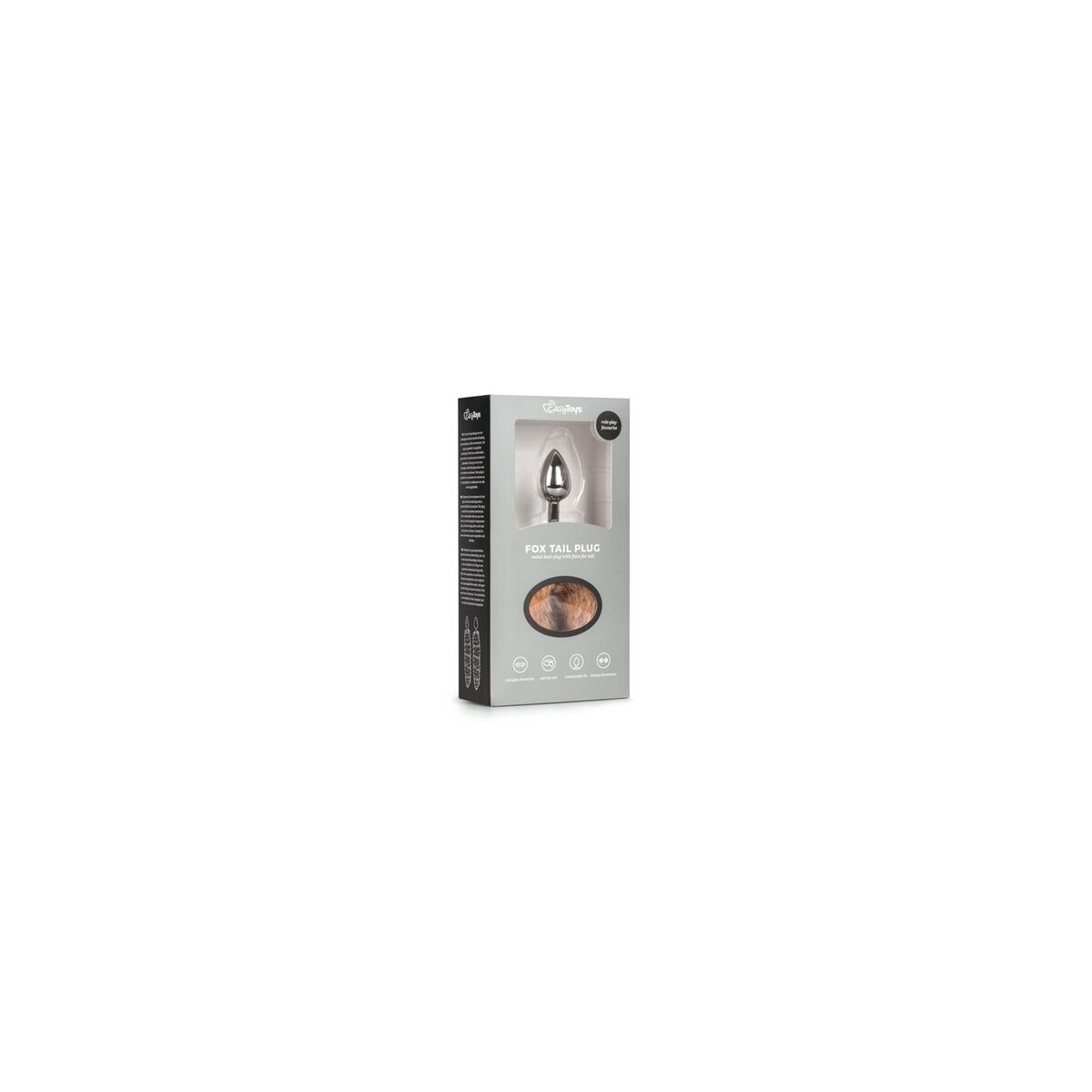 Analplugg EasyToys Silvrig - 4