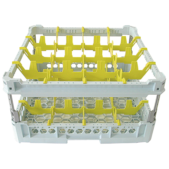 glas rack, kapacitet 16 glasögon, 500x500 mm