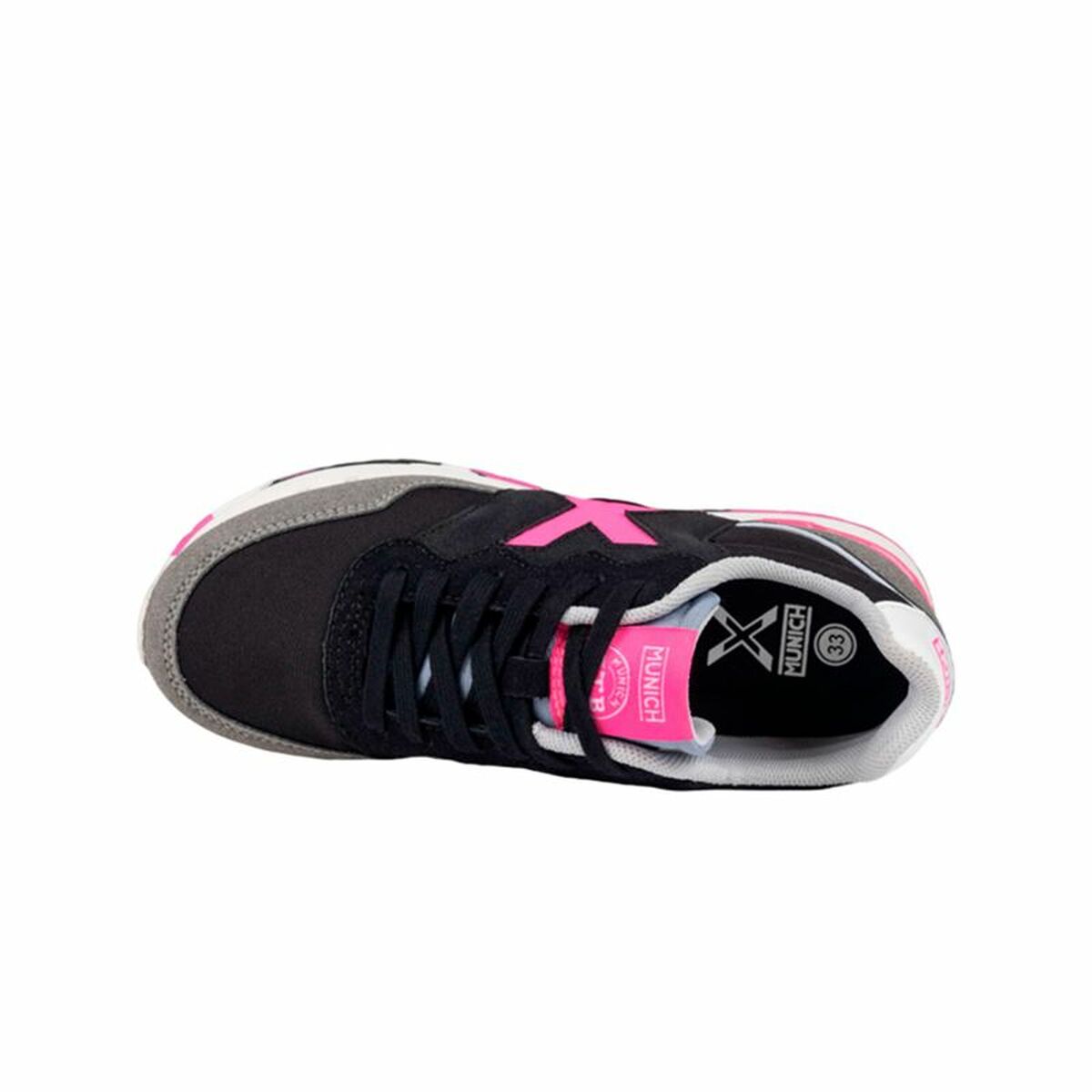 Sportskor Casual Barn Munich Dash Kid 159 Svart - 4