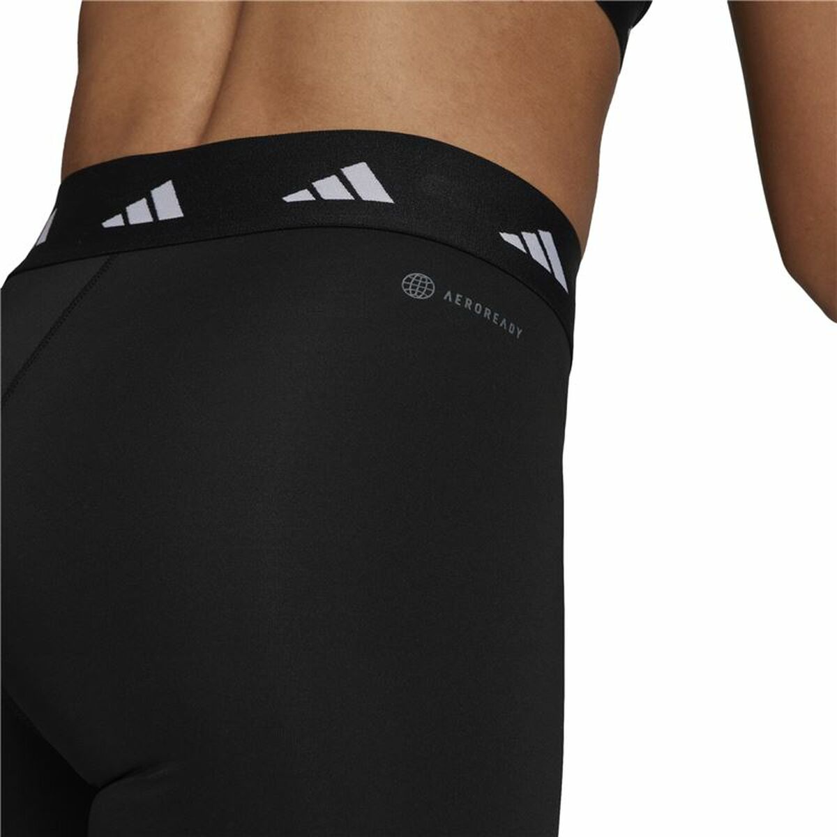 Långa träningsbyxor Adidas Tf Long T Svart Kvinna - 7