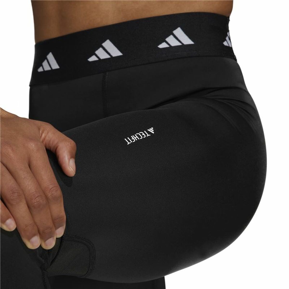 Långa träningsbyxor Adidas Tf Long T Svart Kvinna - 6