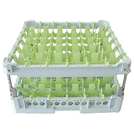 glas rack, kapacitet 36 glasögon, 500x500 mm