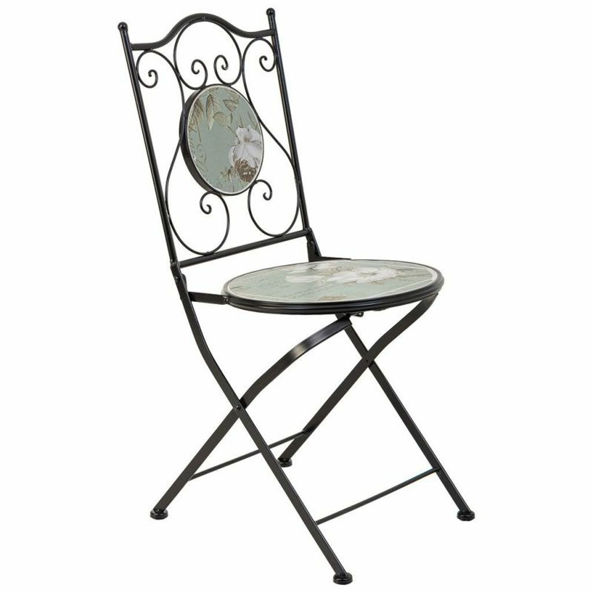 Bordsgrupp med 2 stolar Alexandra House Living Svart 60 x 75 x 60 cm - 6