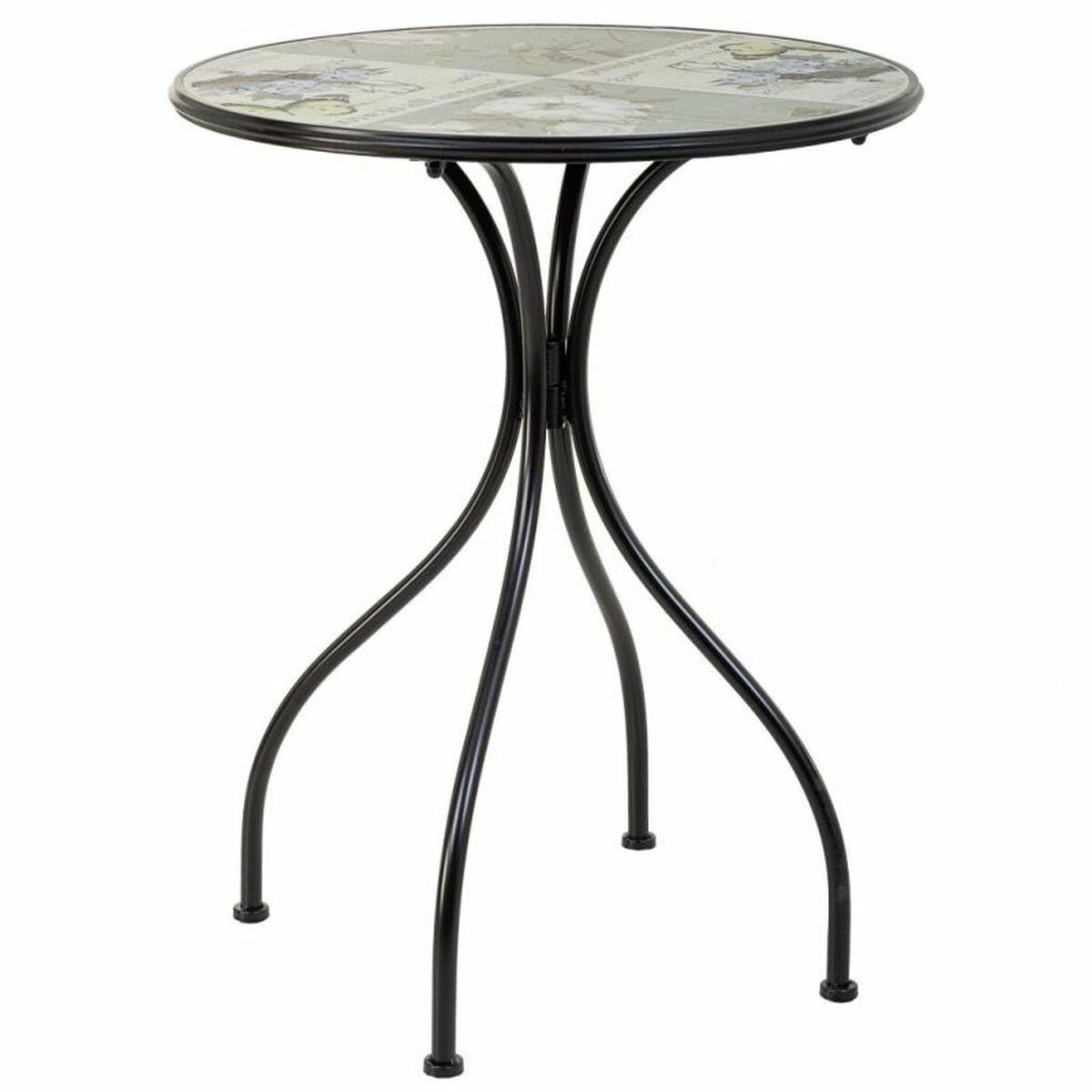 Bordsgrupp med 2 stolar Alexandra House Living Svart 60 x 75 x 60 cm - 4