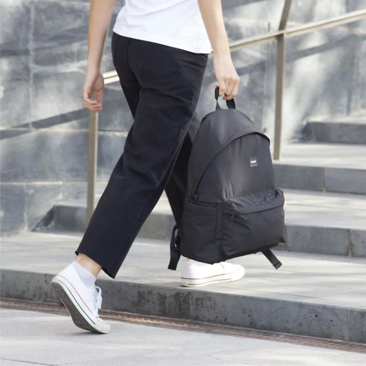 Ryggsäck Casual Milan Shadow Svart 22 L 41 x 30 x 18 cm - 4
