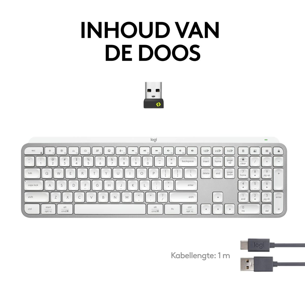 Tangentbord Logitech 920-011588 Qwerty Spanska QWERTY Qwerty US - 2