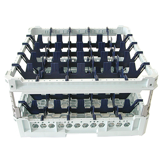glas rack, kapacitet 25 glasögon, 500x500 mm