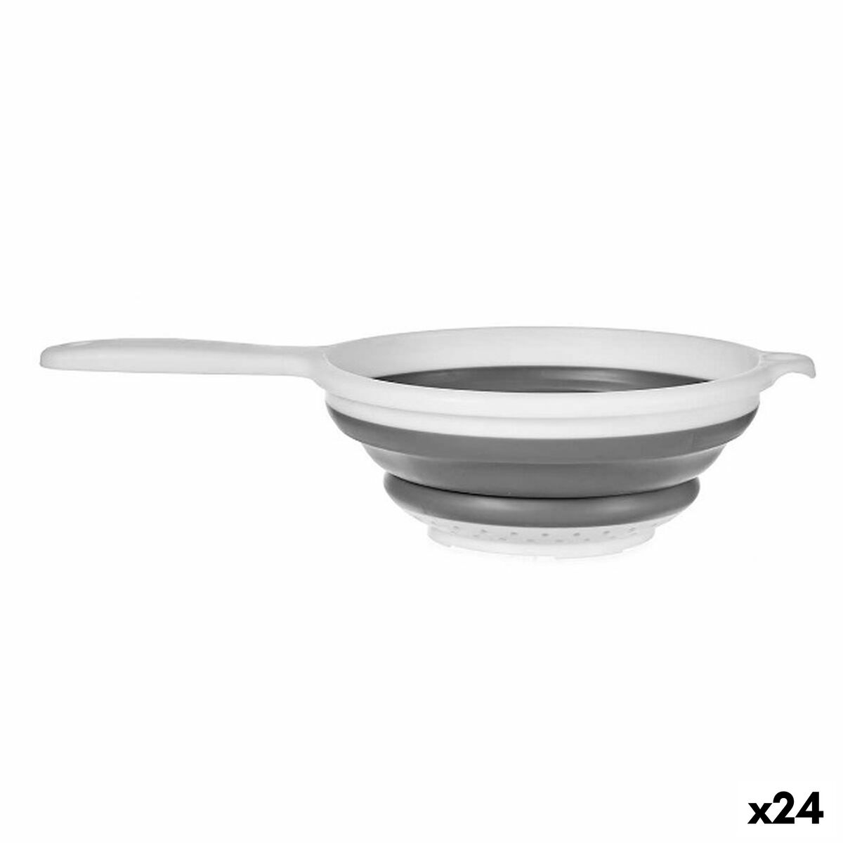 Sil Hopfällbar Med handtag Vit Grå polypropen 20 x 3 x 33,5 cm (24 antal) - 3