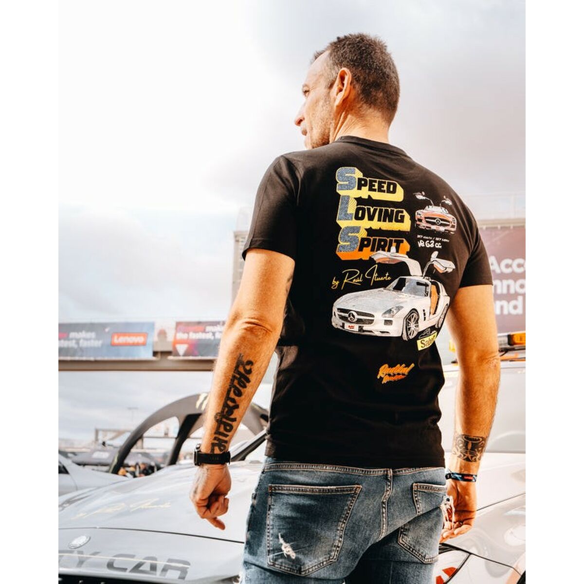 T-shirt med kortärm Herr RADIKAL SLS RAUL ITUARTE Svart XXL - 2