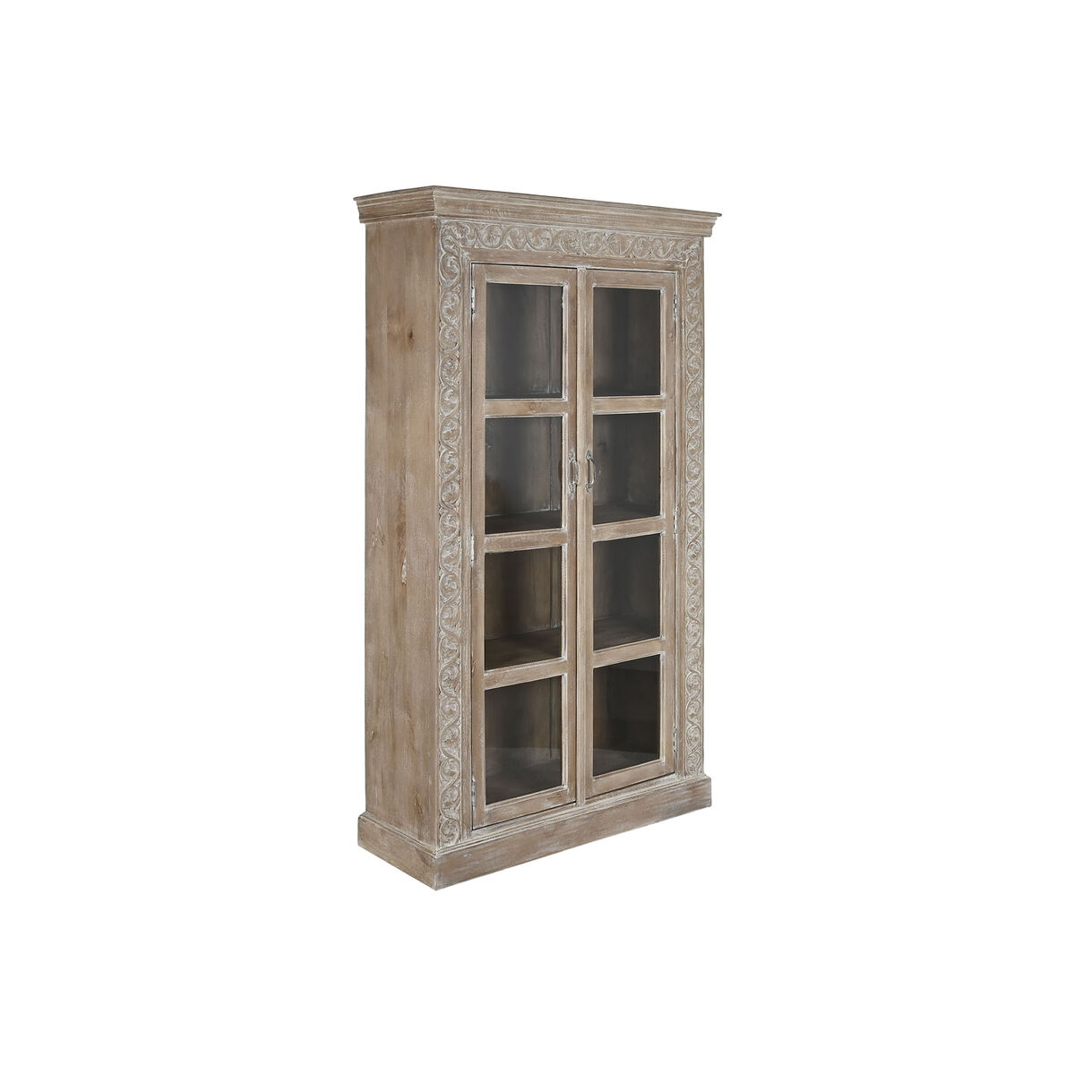 Visningsställ Home ESPRIT Vit Mangoträ 120 X 44 X 210 cm
