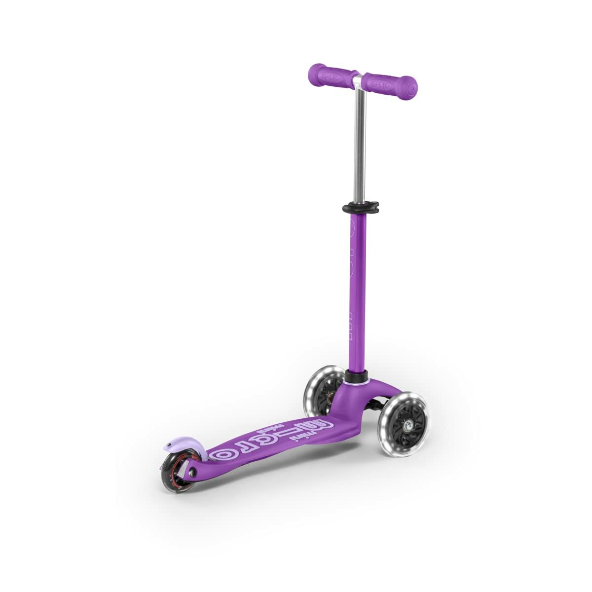 Skooter Micro Maxi Deluxe LED Grön Grå Silvrig Violett - 2