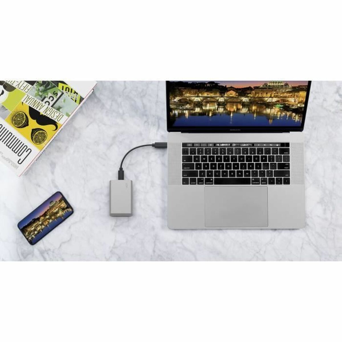 Extern Hårddisk LaCie 2,5" 1 TB SSD 1000 MB/s Grå - 5