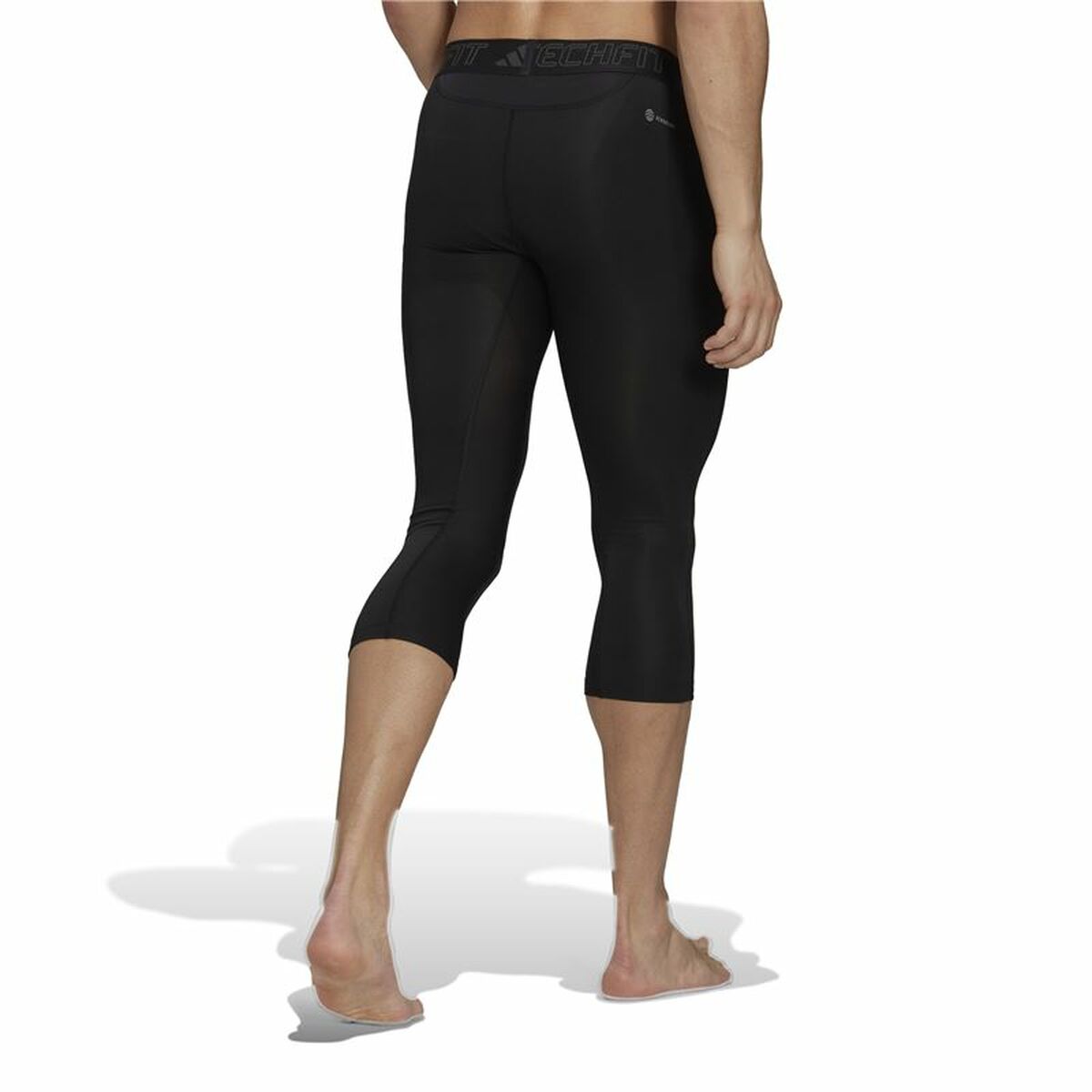Sportleggings, Herr Adidas Tech fit 7/8 Svart - 3