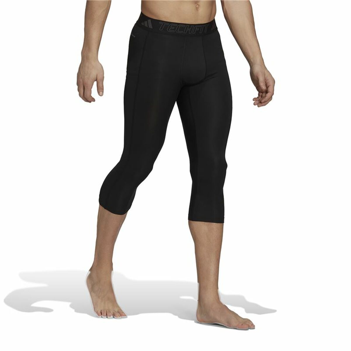 Sportleggings, Herr Adidas Tech fit 7/8 Svart - 4