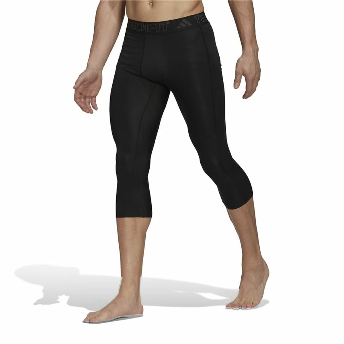Sportleggings, Herr Adidas Tech fit 7/8 Svart - 2