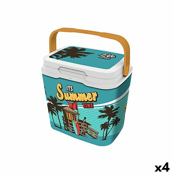 Bärbar kyl Aquapro Summer Time Multicolour 15 L (4 antal)
