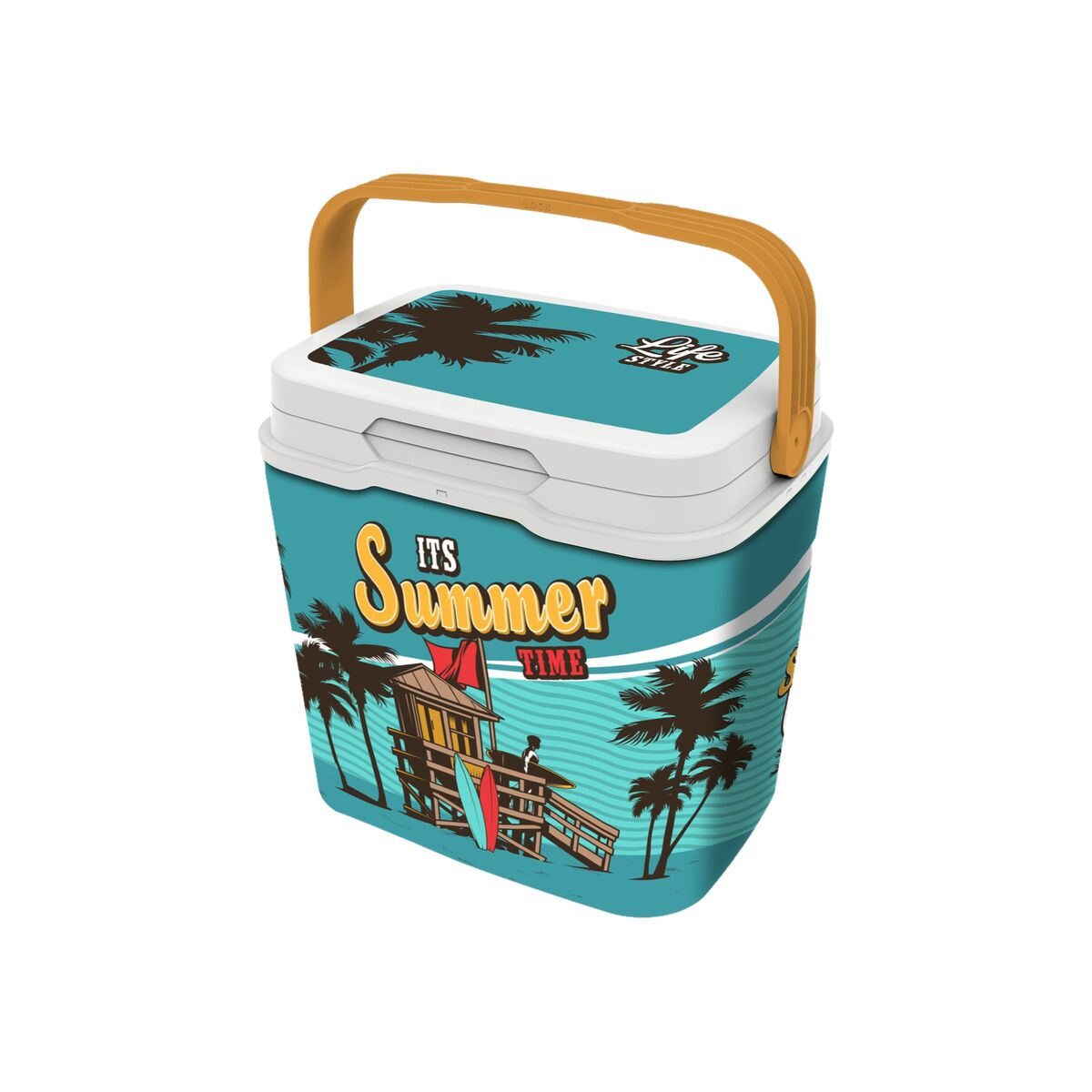 Bärbar kyl Aquapro Summer Time Multicolour 15 L (4 antal) - 2