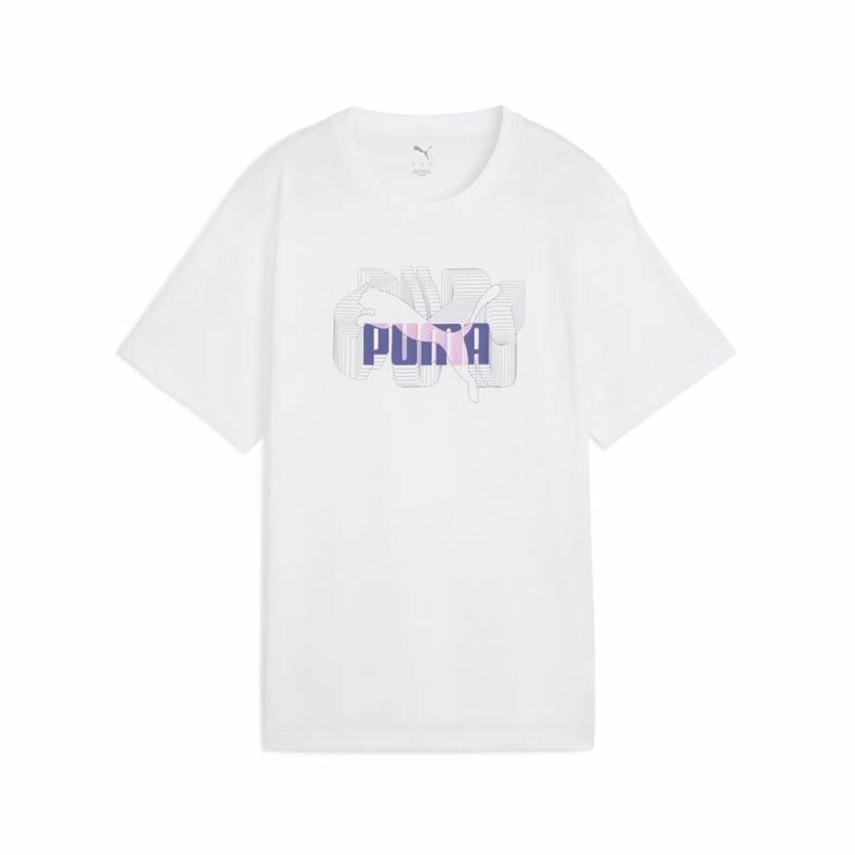 T-shirt med kortärm Dam Puma  Graphics Stacked