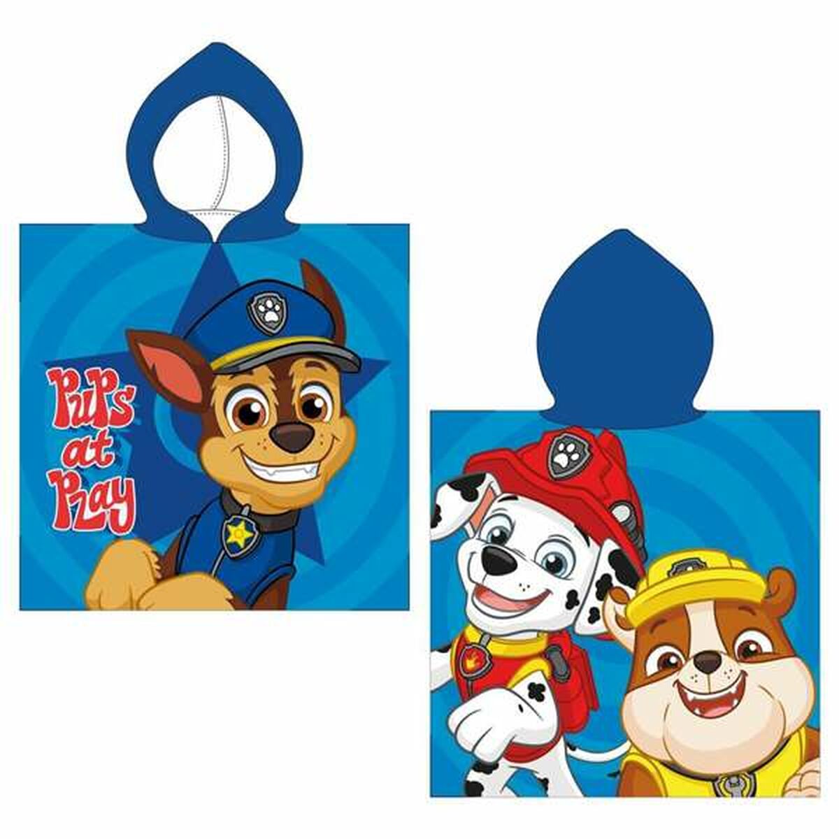 Strandbadduk The Paw Patrol Blå 50 x 115 cm