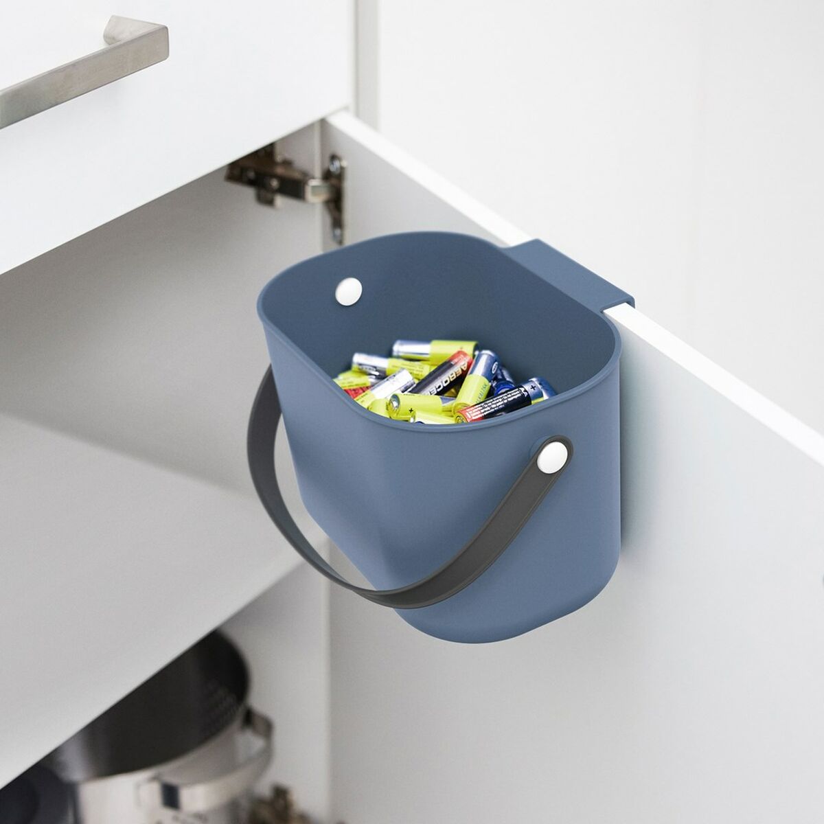 Hinkbehållare Rotho Blå Återvunnen plast - 2