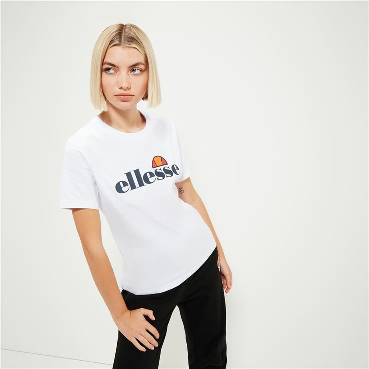 T-shirt med kortärm Herr Ellesse Albany Vit - 4