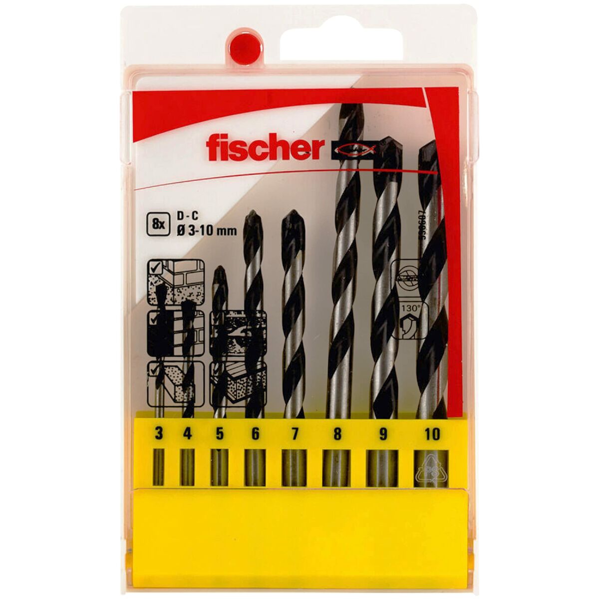 Spolset Fischer 536607 (8 Delar) - 9