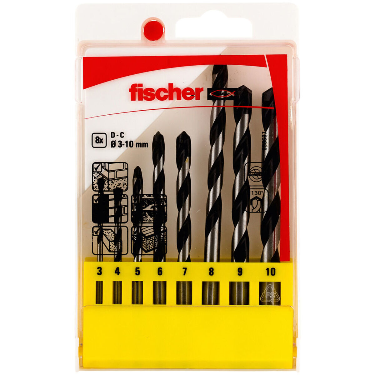 Spolset Fischer 536607 (8 Delar) - 5