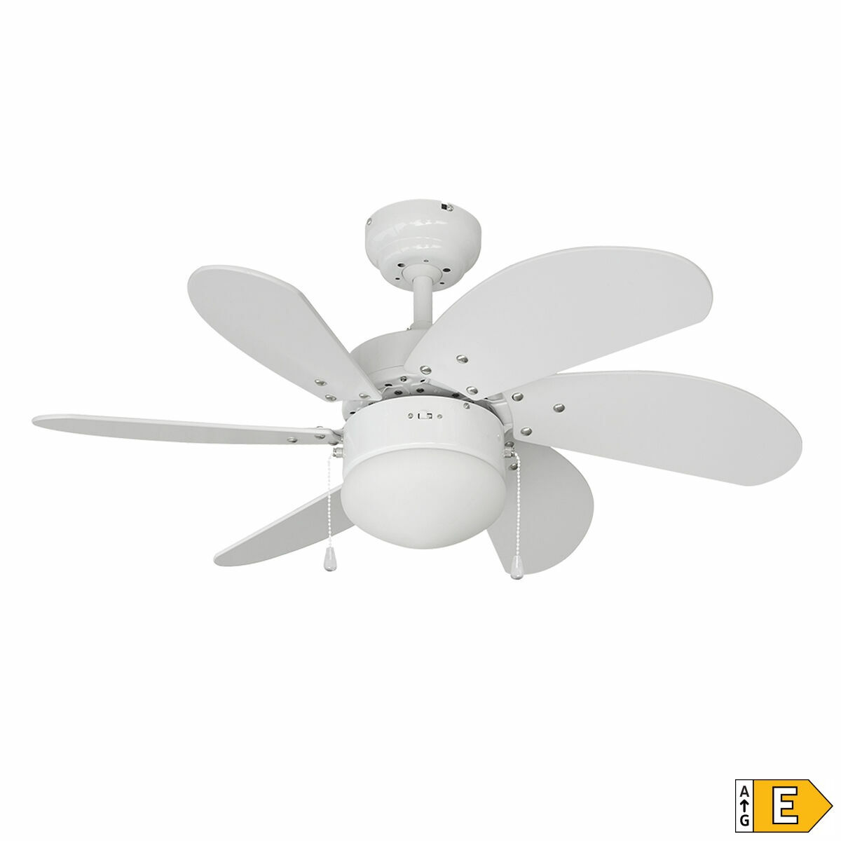 Takfläkt med belysning EDM 33985 Aral Vit 50 W - 4