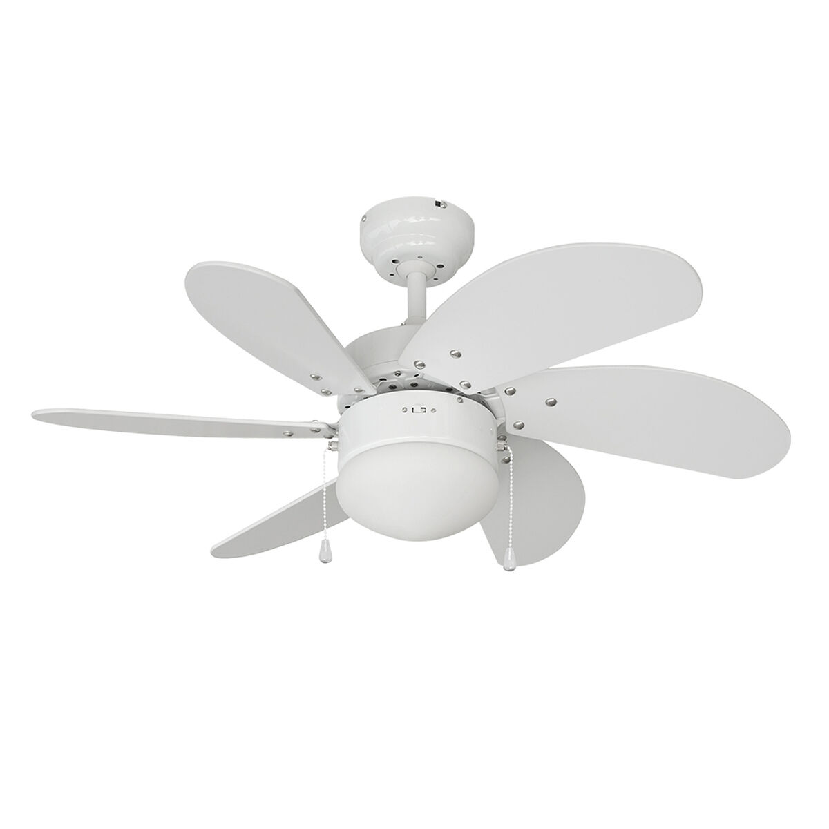 Takfläkt med belysning EDM 33985 Aral Vit 50 W - 3