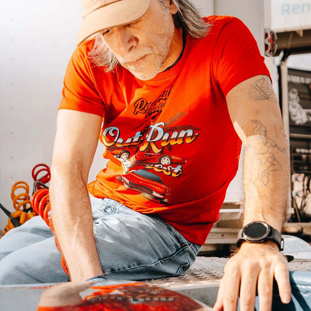 T-shirt med kortärm Herr RADIKAL OUT RUN Röd M - 8