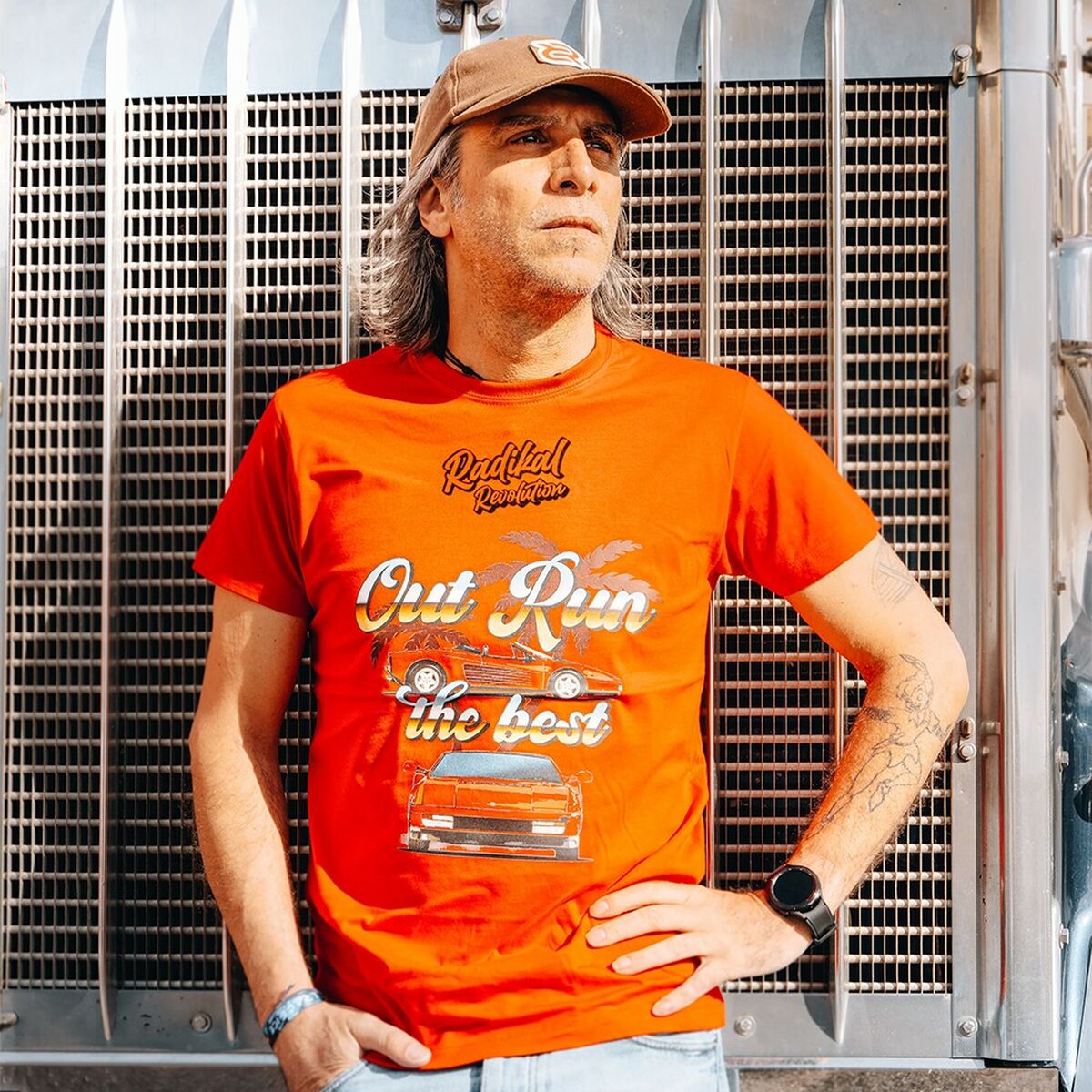 T-shirt med kortärm Herr RADIKAL OUT RUN Röd M - 6