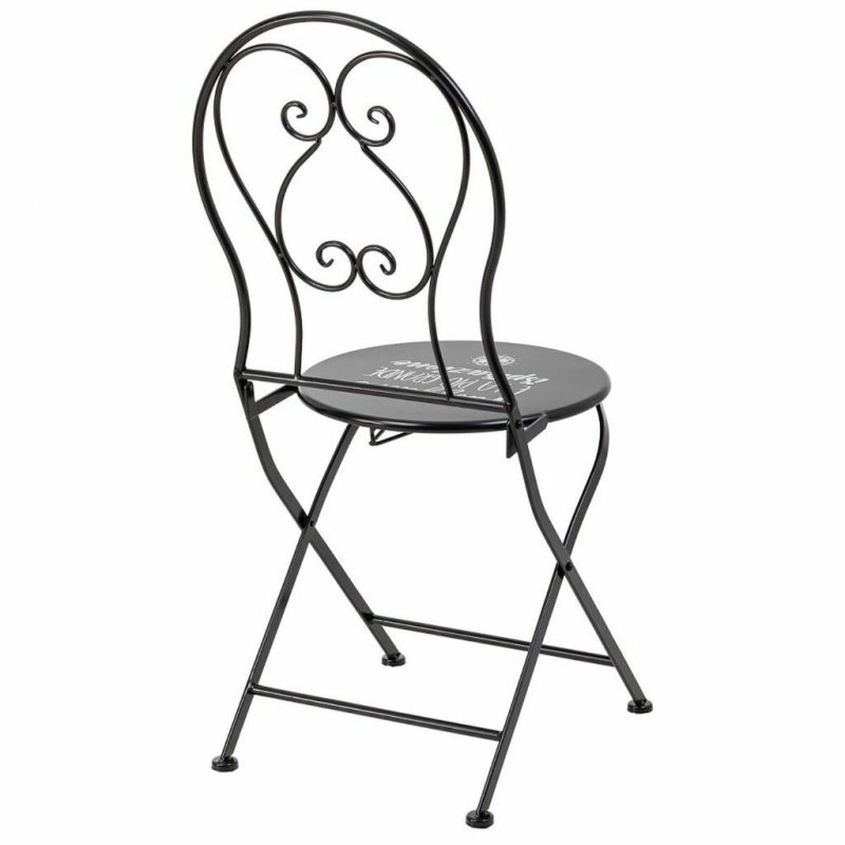 Bordsgrupp med 2 stolar Alexandra House Living Svart 60 x 75 x 60 cm - 7