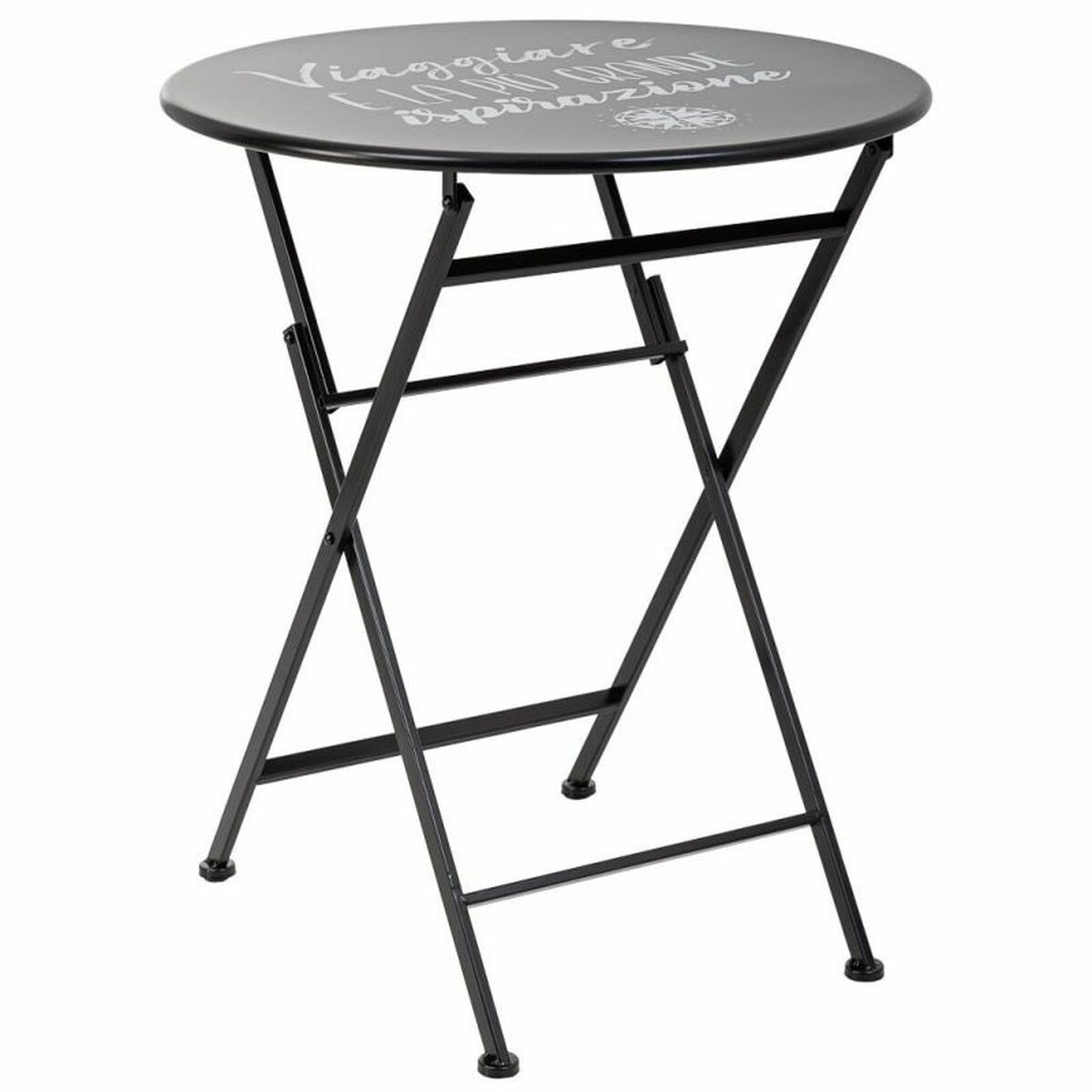 Bordsgrupp med 2 stolar Alexandra House Living Svart 60 x 75 x 60 cm - 4