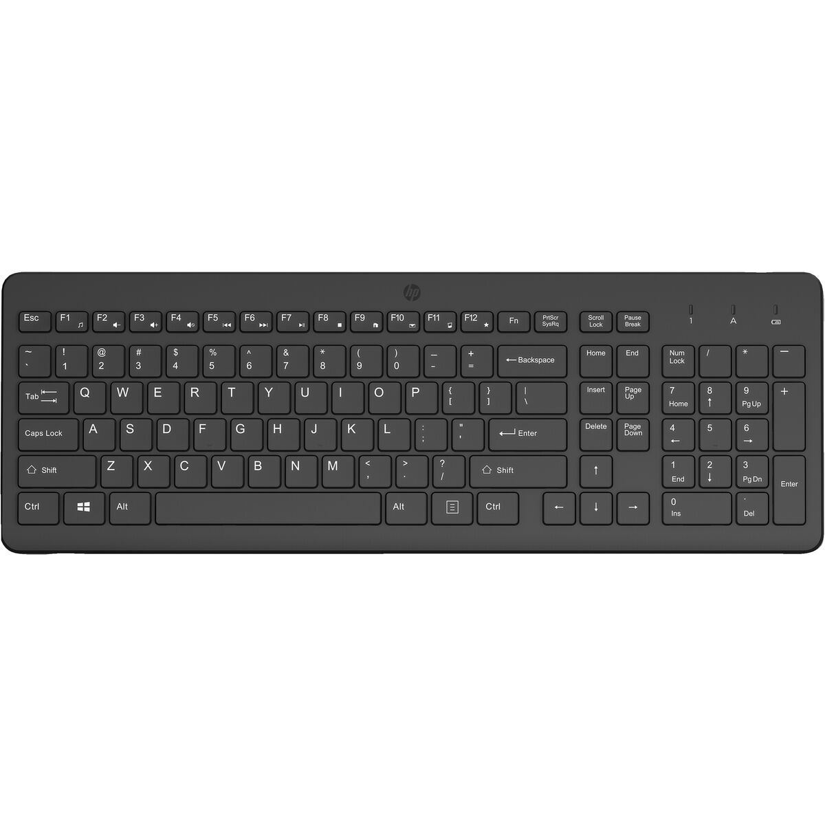 Trådlöst Tangentbord HP 225 Svart Qwerty Spanska QWERTY - 2