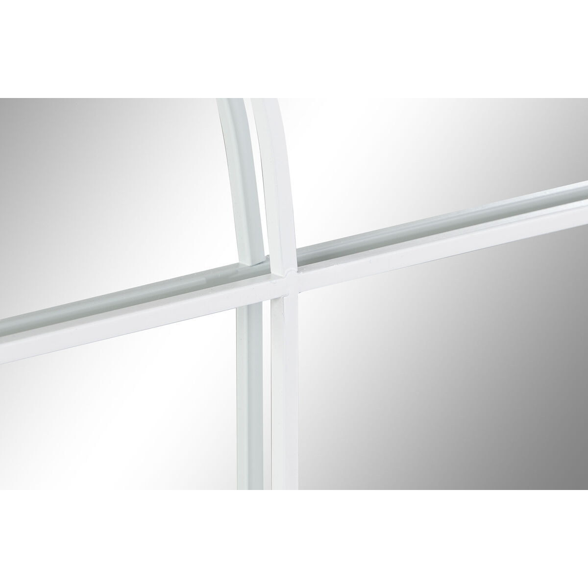 Väggspegel DKD Home Decor Vit Glas Järn Fönster 70 x 2,5 x 120 cm - 2