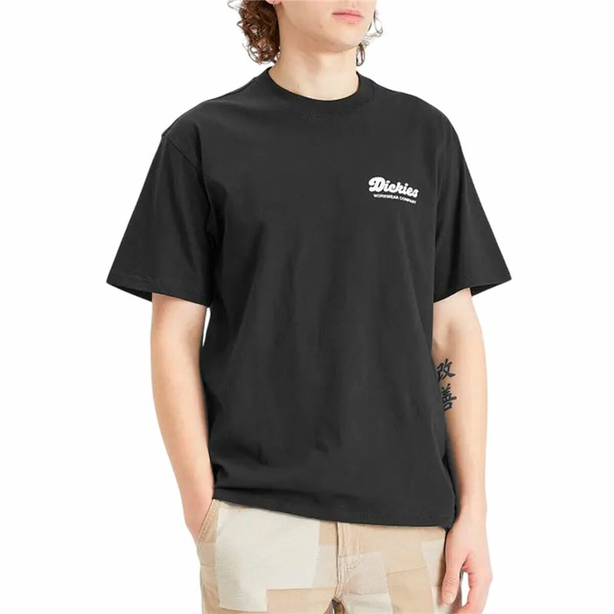 T-shirt med kortärm Herr Dickies Lewistown Ss Svart - 2
