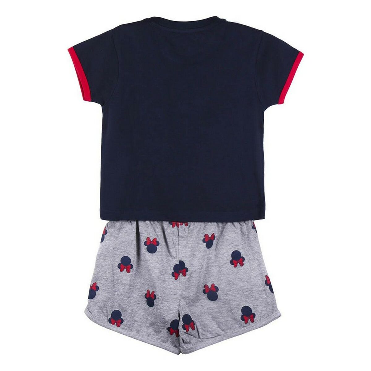 Sommarpyjamas Minnie Mouse Mörkblå Grå - 2